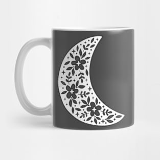 White Moon (Negative Space) Mug